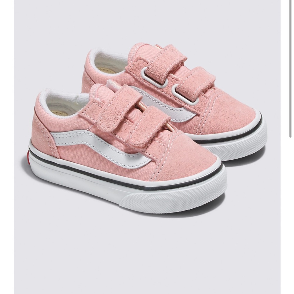 Vans Toddler Old Skool V Shoes - Powder Pink - Size 9